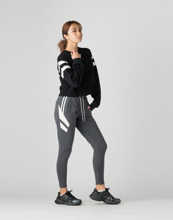 CRONOS WOMEN SWITCH LONG PANTS【GRAY】