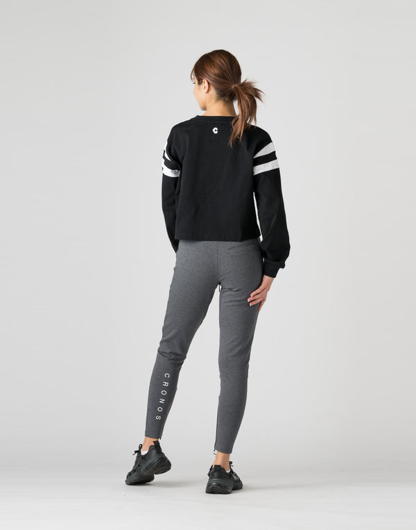 CRONOS WOMEN SWITCH LONG PANTS【GRAY】