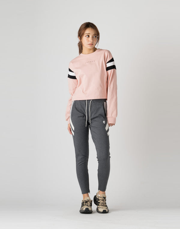 CRONOS WOMEN SWITCH LONG PANTS【GRAY】