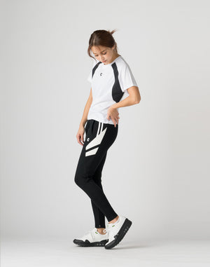 CRONOS WOMEN MESH T-SHIRTS【WHITE】