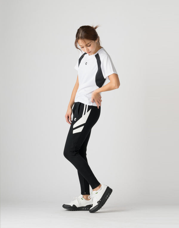 CRONOS WOMEN MESH T-SHIRTS【WHITE】