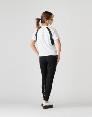 CRONOS WOMEN MESH T-SHIRTS【WHITE】