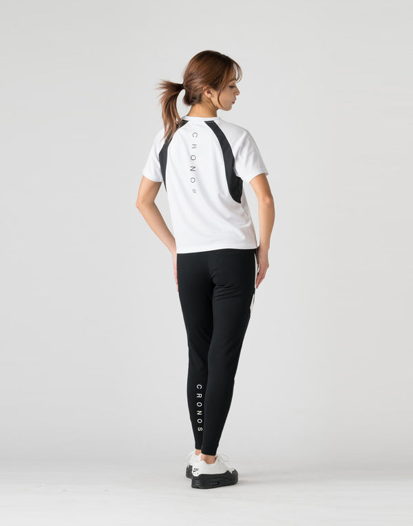 CRONOS WOMEN MESH T-SHIRTS【WHITE】