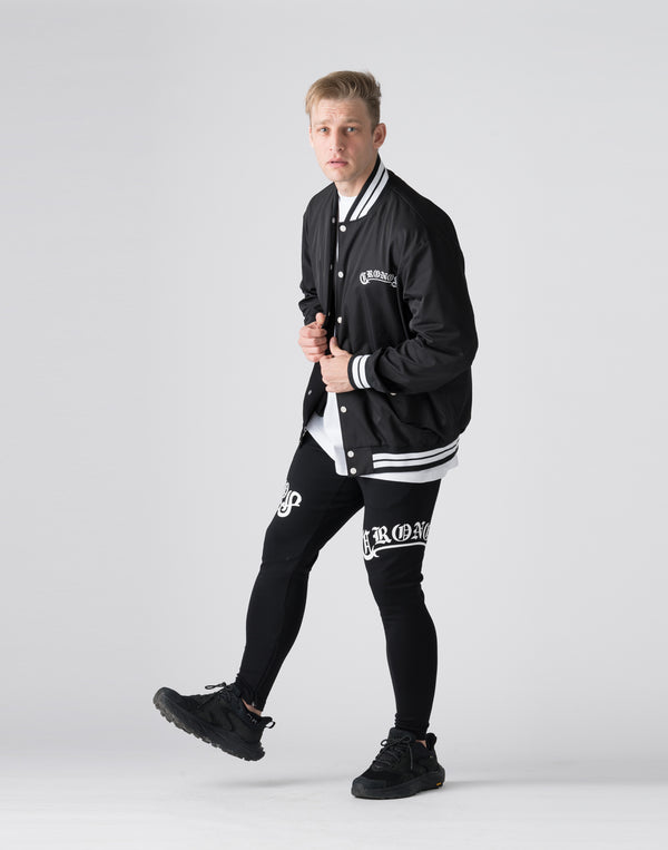 CRONOS Arch Black Letter Stadium Jumper【BLACK】