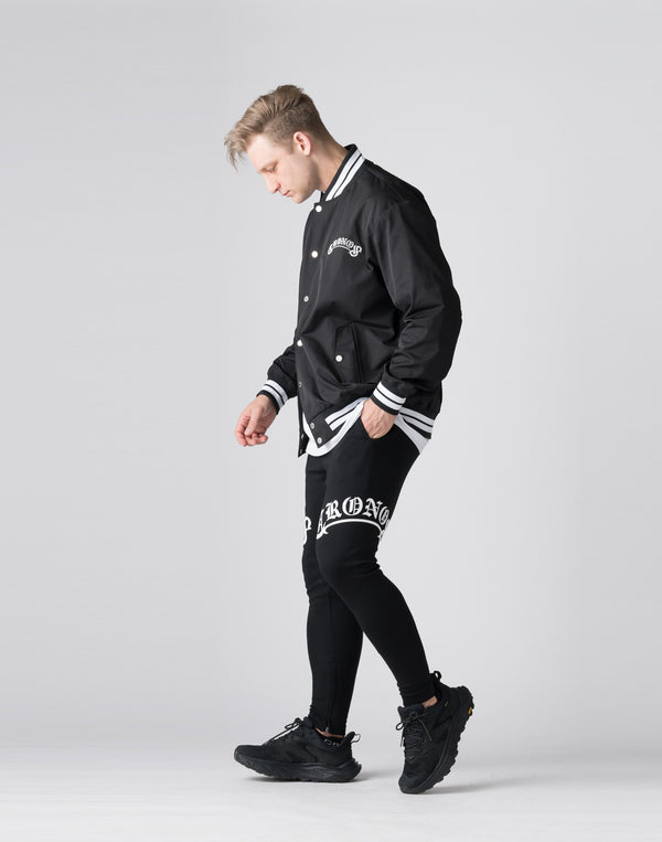CRONOS Arch Black Letter Stadium Jumper【BLACK】