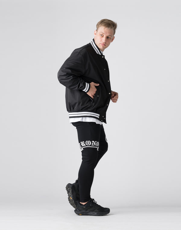 CRONOS Arch Black Letter Stadium Jumper【BLACK】