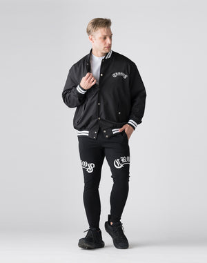 CRONOS Arch Black Letter Stadium Jumper【BLACK】