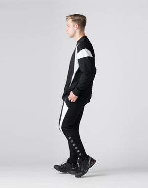 CRONOS Symmetrical Panel long sleeve T 【BLACK】