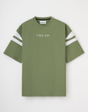 CRONOS Water-Resistant Hybrid OverSize T-SHIRT【KHAKI】