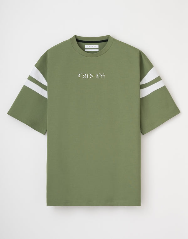 CRONOS Water-Resistant Hybrid OverSize T-SHIRT【KHAKI】