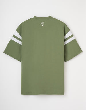 CRONOS Water-Resistant Hybrid OverSize T-SHIRT【KHAKI】