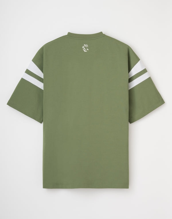 CRONOS Water-Resistant Hybrid OverSize T-SHIRT【KHAKI】