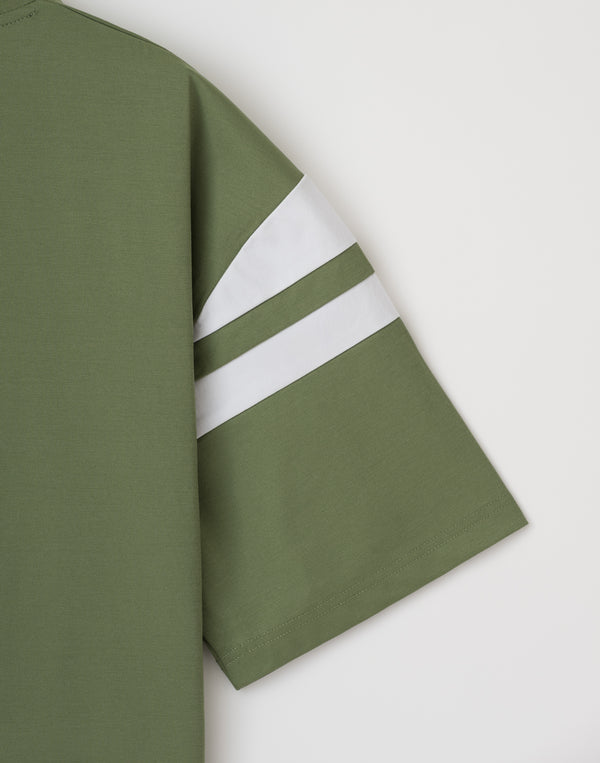 CRONOS Water-Resistant Hybrid OverSize T-SHIRT【KHAKI】
