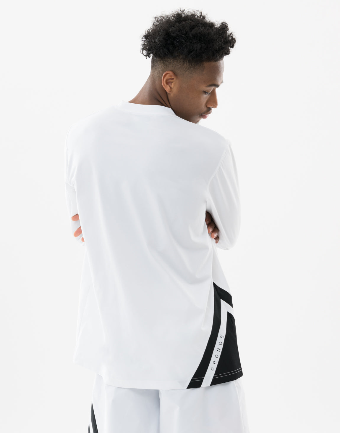 CRONOS Water-Resistant Hybrid Long Sleeve 【BLACK×BLUE