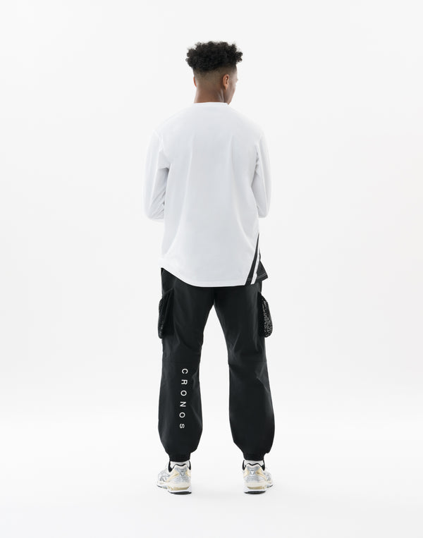CRONOS Athleisure Cargo Pants【BLACK】