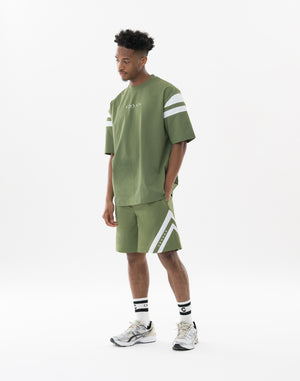CRONOS Water-Resistant Hybrid OverSize T-SHIRT【KHAKI】