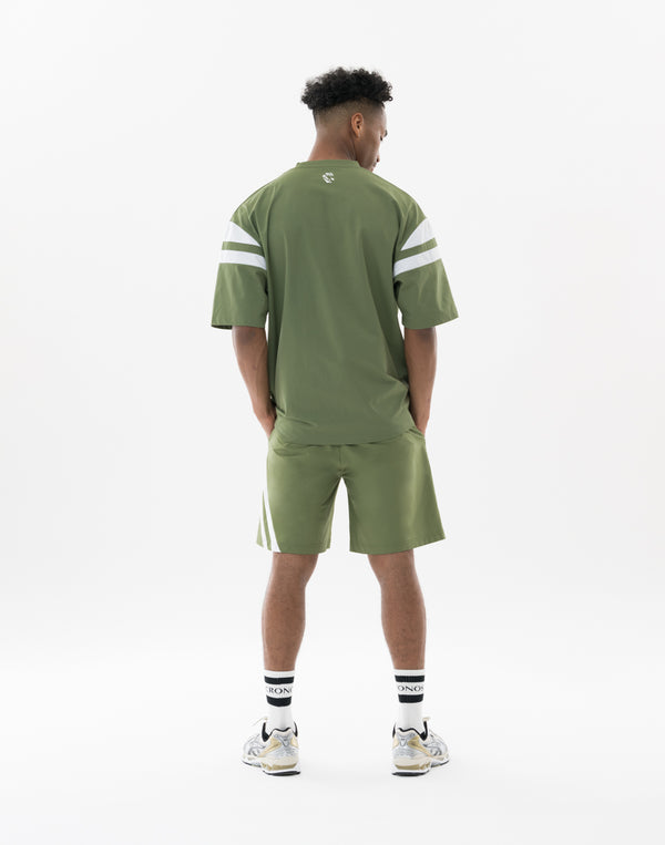 CRONOS Water-Resistant Hybrid OverSize T-SHIRT【KHAKI】