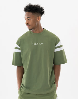 CRONOS Water-Resistant Hybrid OverSize T-SHIRT【KHAKI】