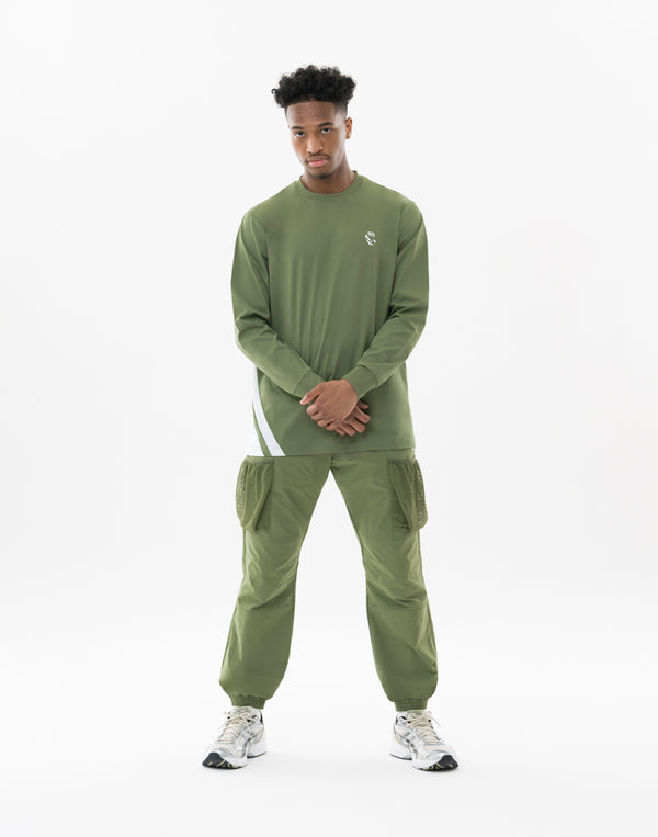 CRONOS Athleisure Cargo Pants【KHAKI】