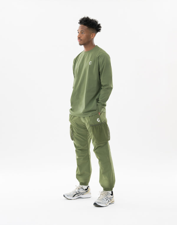 CRONOS Athleisure Cargo Pants【KHAKI】