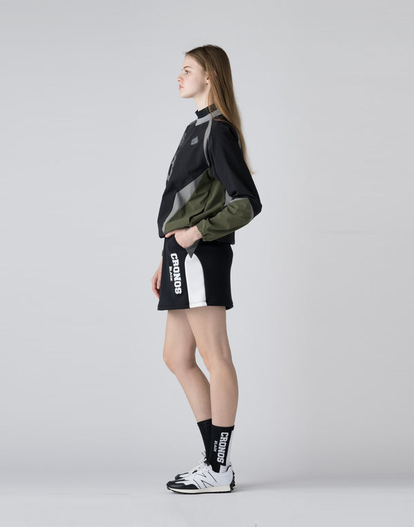 CRONOS BLACK Utility Nylon Pullover【BLACK】
