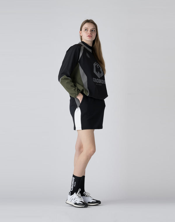 CRONOS BLACK Utility Nylon Pullover【BLACK】