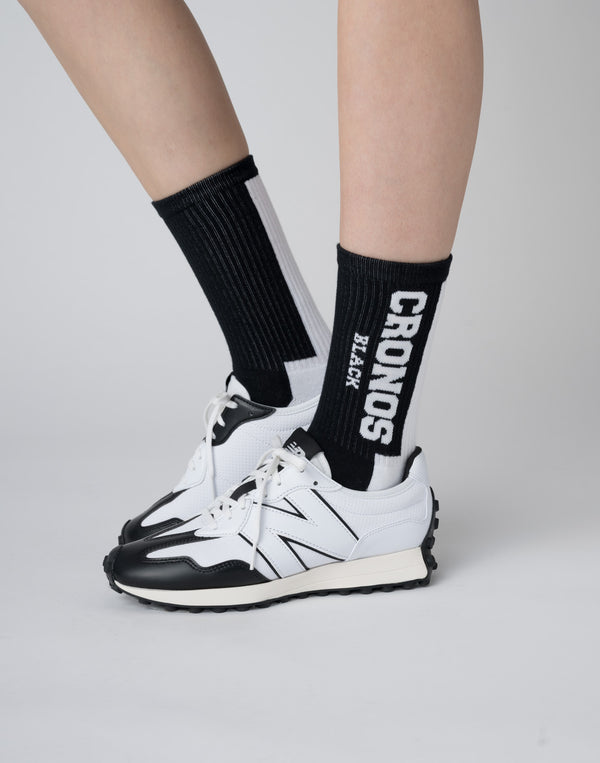 CRONOS BLACK Logo Socks [BLACK]