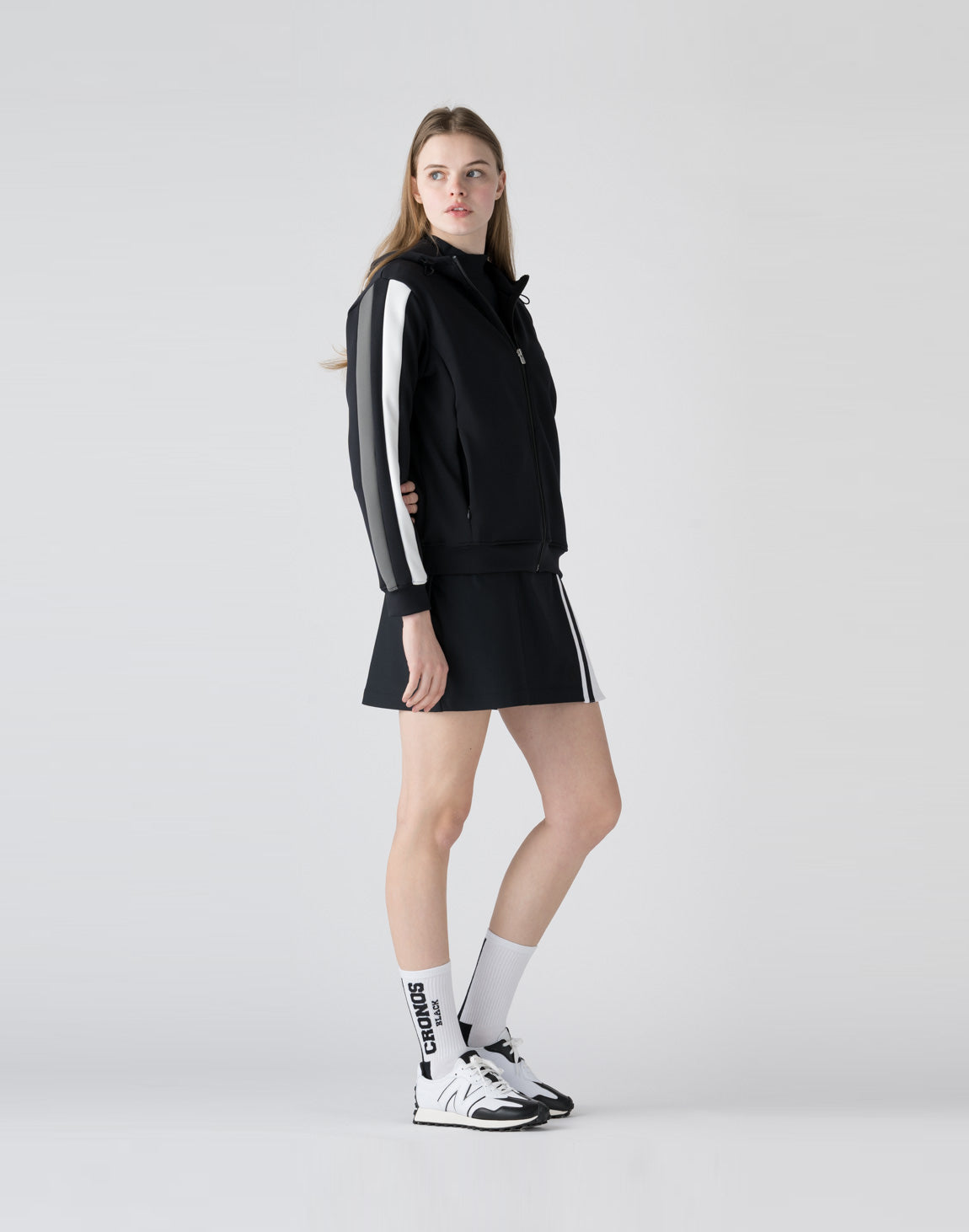 アパレル通販サイトランキング CRONOS CRONOS クロノス – skirt【WHITE×GREEN】 active BLACK その他