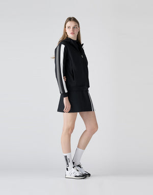 CRONOS BLACK active skirt [BLACK×WHITE]