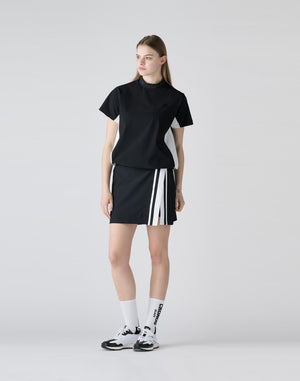 CRONOS BLACK active skirt [BLACK×WHITE]