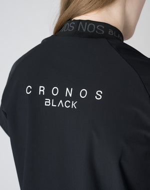 CRONOS BLACK Utility Nylon mock neck shirt [BEIGE]