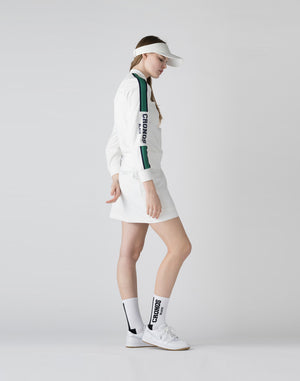 CRONOS BLACK active skirt [WHITE×GREEN]