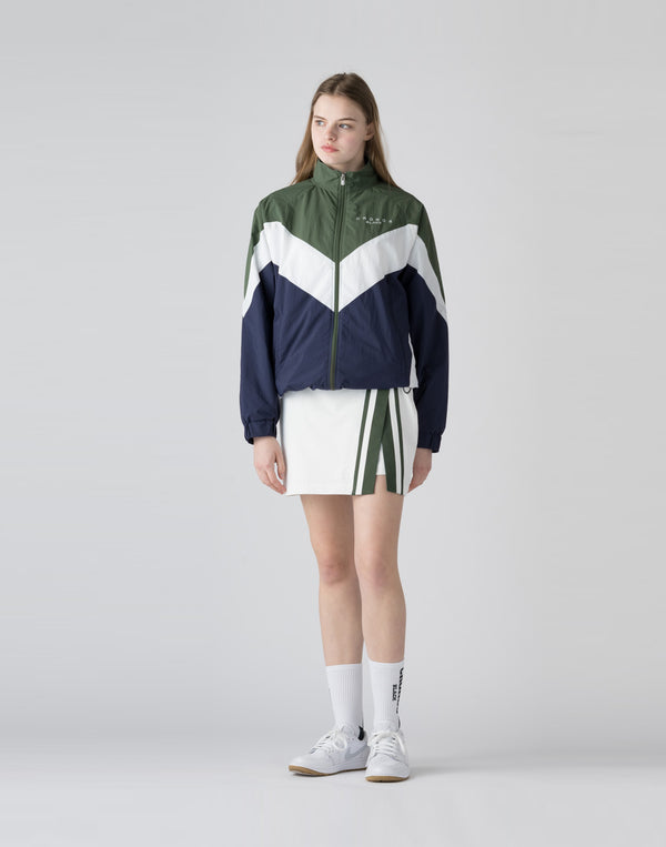 CRONOS BLACK active skirt [WHITE×GREEN]