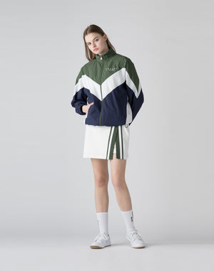 CRONOS BLACK active skirt [WHITE×GREEN]