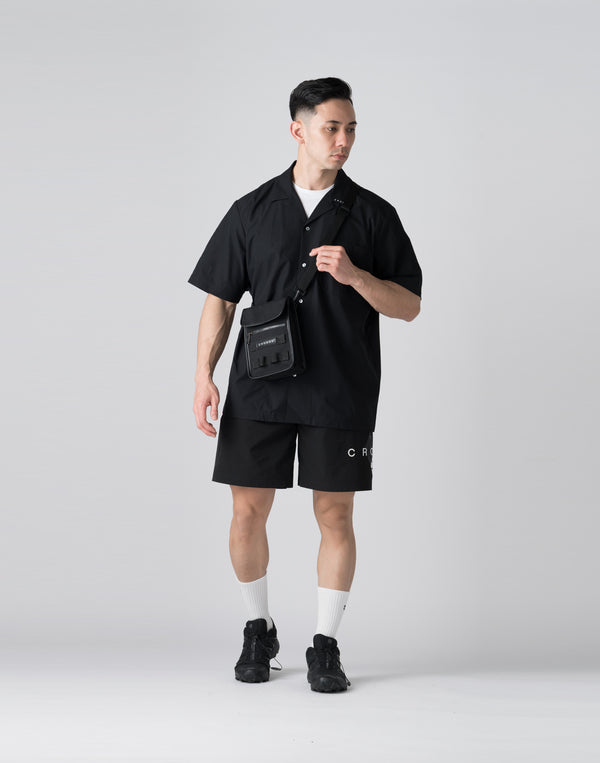 CRONOS compact shoulder BAG【BLACK】