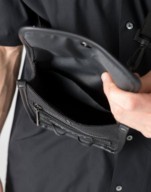 CRONOS compact shoulder BAG【BLACK】