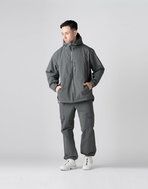 CRONOS Utility Hooded Jacket【GRAY】