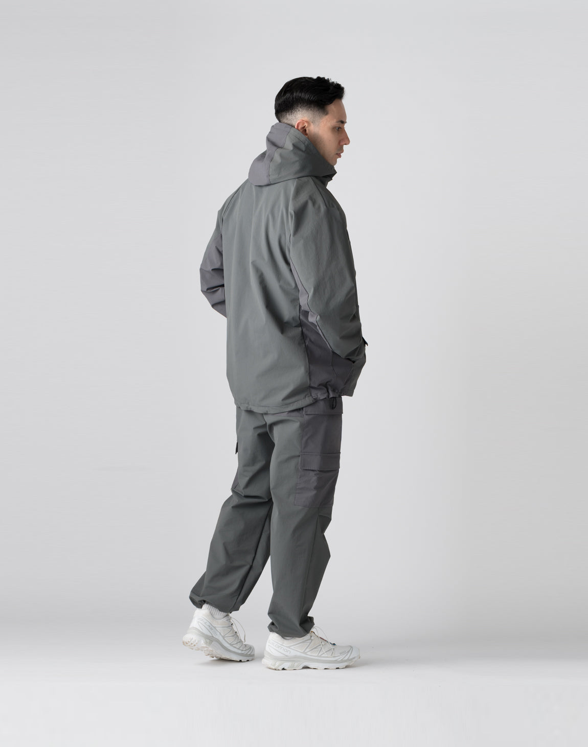 CRONOS Utility Hooded Jacket【GRAY】