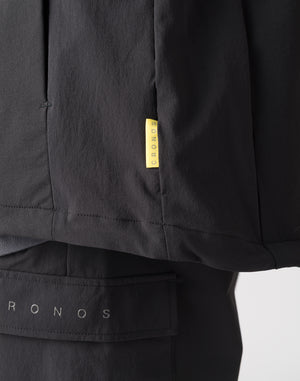 CRONOS Utility Hooded Jacket【BLACK】