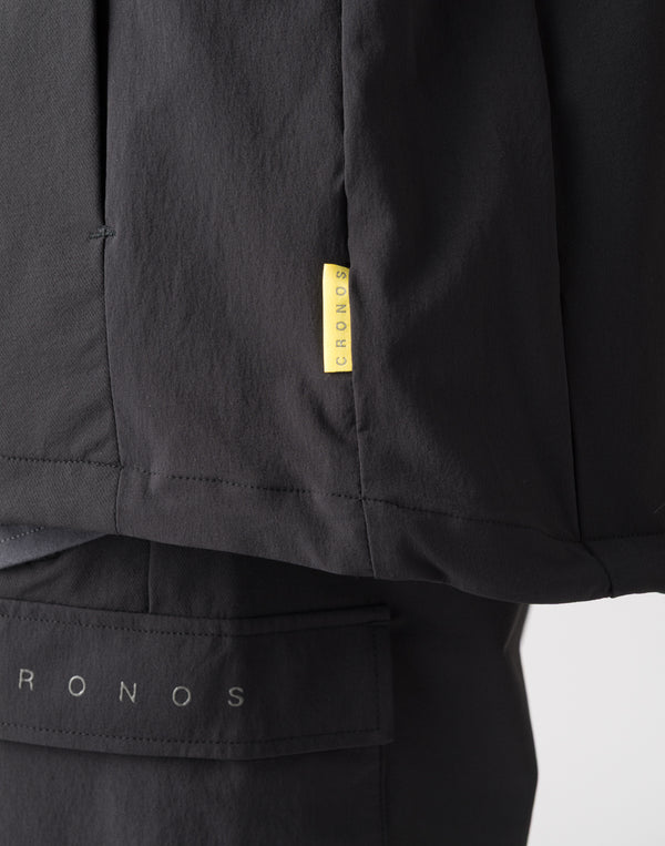 CRONOS Utility Hooded Jacket【BLACK】
