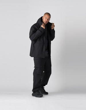 CRONOS Utility Hooded Jacket【BLACK】