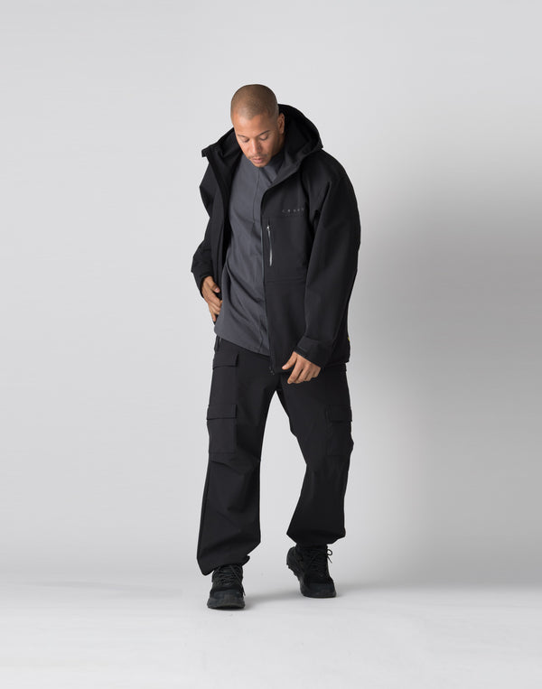 CRONOS Utility Hooded Jacket【BLACK】
