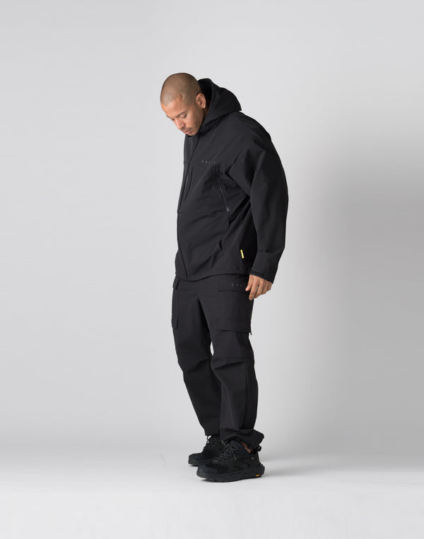 CRONOS Utility Hooded Jacket【BLACK】