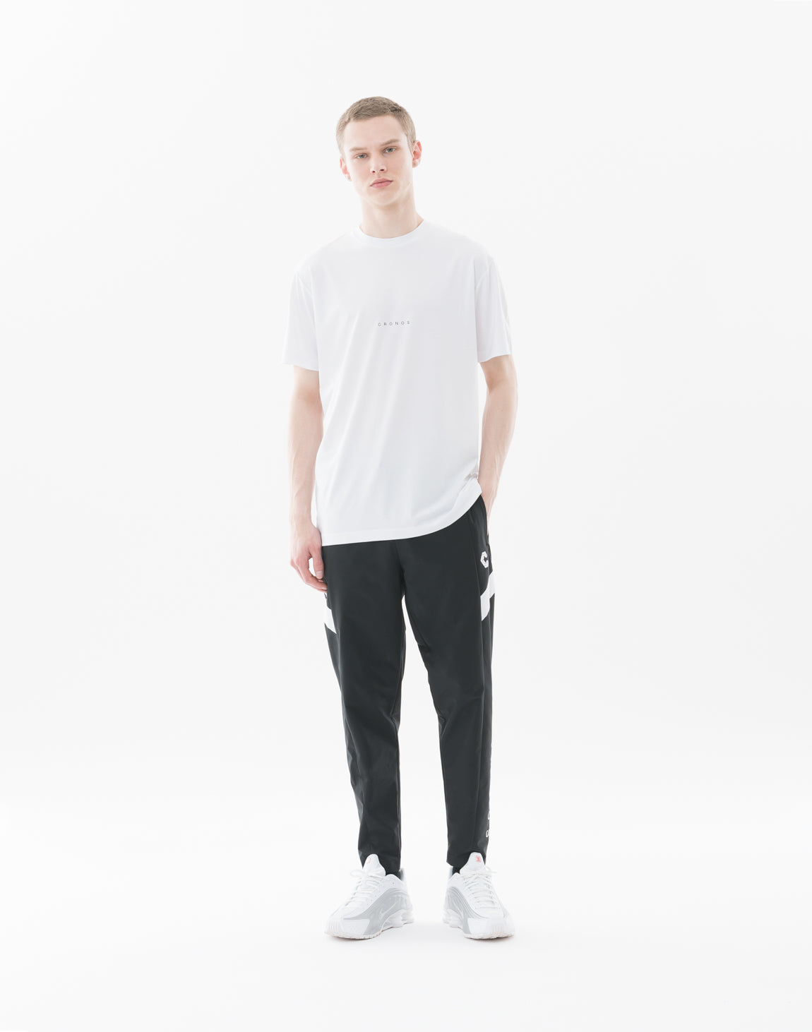 CRONOS Bold Back Logo Regularfit T-SHIRT【WHITE】 – クロノス