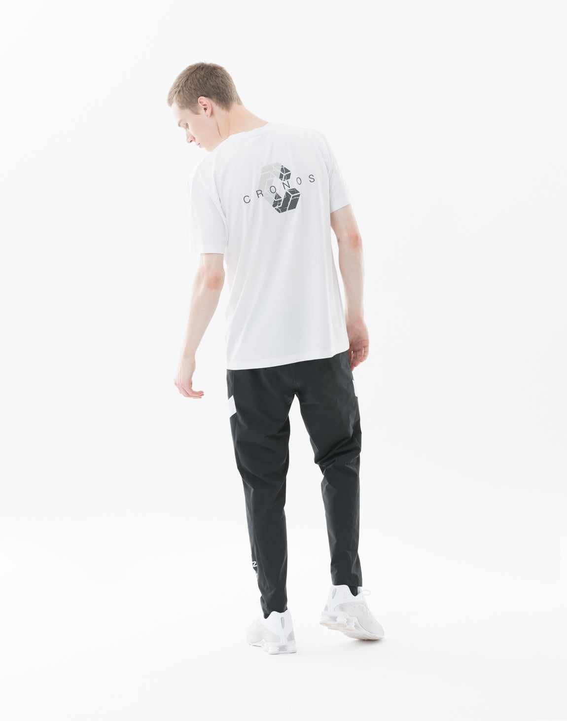 CRONOS Bold Back Logo Regularfit T-SHIRT【WHITE】 – クロノス