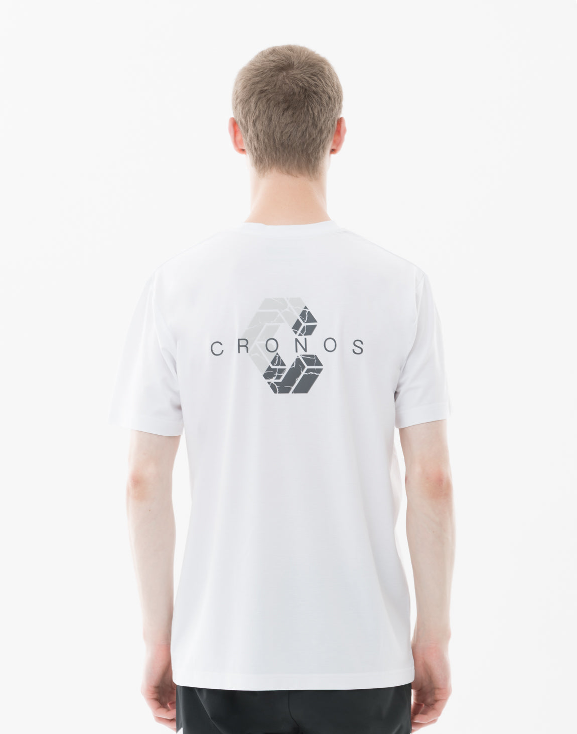 CRONOS Bold Back Logo Regularfit T-SHIRT【WHITE】 – クロノス