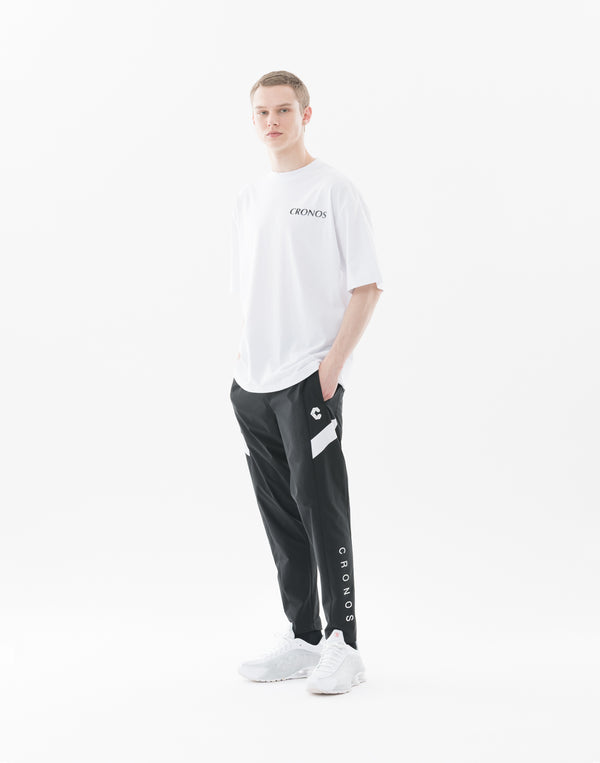 CRONOS Earth Design Print  OverSize T-SHIRT【WHITE×BLACK】