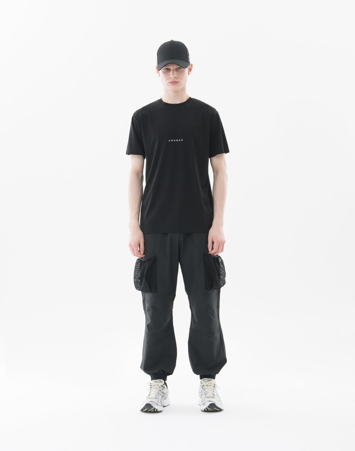 CRONOS Bold Back Logo Regularfit T-SHIRT【BLACK】 – クロノス