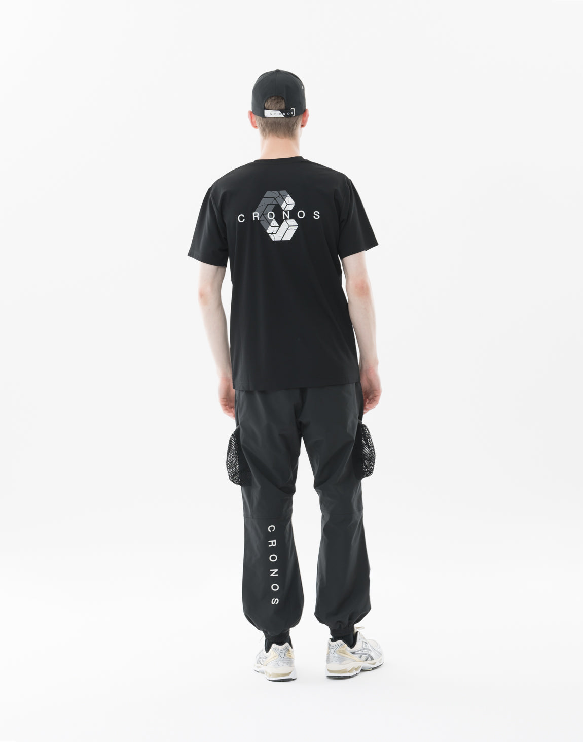 CRONOS Bold Back Logo Regularfit T-SHIRT【BLACK】 – クロノス