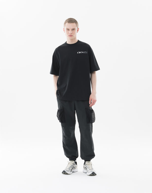 CRONOS Athleisure Cargo Pants【BLACK】